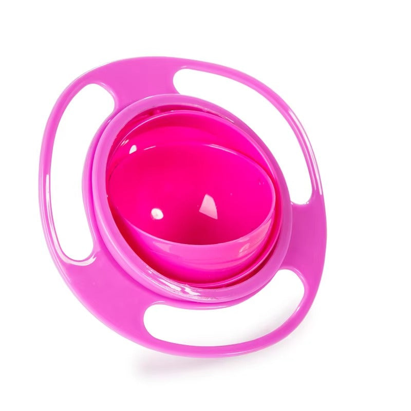 360° Rotating Spill-Proof Gyro Bowl